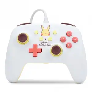 Power A Mando con Cable Extraíble Pokémon Pikachu Electric Type para Nintendo Switch