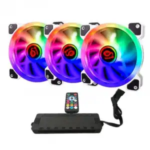 Talius Iris Spectrum ARGB Kit de Centralita + 3 Ventiladores Suplementarios 120 Mm Blancos