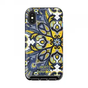 Tech21 Evo Luxe Liberty Marham Funda de Piel Sinténtica para Apple iPhone X / XS