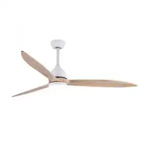 Ventilador De Techo De Madera Con Luz - Motor Dc - Ø 152 Cm Oxygen