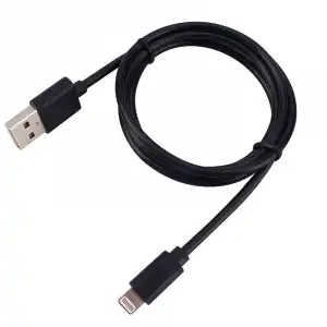 Cable carga /sincronización HIGH ONE 1m PVC LIG iphone negro