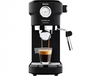 Cafetera express - Cecotec Cafelizzia 790 Black Pro, 1350W, Calentamiento rápido, 20 bar, 1.2 L, 1-2 cafés, Negro