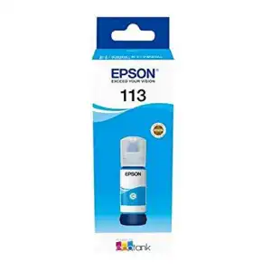 Epson - Botella De Tinta Original 113 Cyan (C13T06B240)