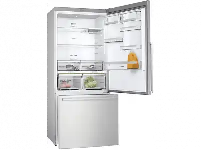 Frigorífico combi - Bosch KGB86AIFP, No Frost, 186 cm, 631 l, Capacidad XXL, Cajón BigBox, Inox