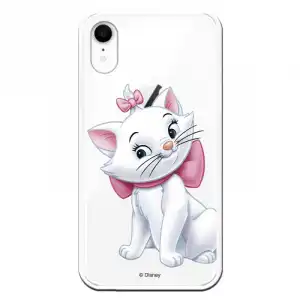 Funda Oficial Disney Marie Silueta Transparente Los Aristogatos para iPhone XR