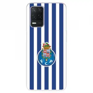 Funda Para Realme Narzo 30 5g Del Fútbol Club Oporto Escudo Rayas - Licencia Oficial Fútbol Club Oporto