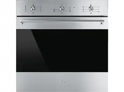 Horno - Smeg SF6381X, Multifunción, Esmalte fácil de limpiar, 72 l, 59.7 cm, Inox antihuellas