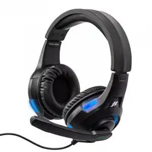 SBS Buster Auriculares Gaming con Cable Micrófono y Luces Negros