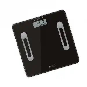 Sogo BAB-SS-3981 Báscula de Baño Negra