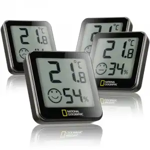 Termo/higrómetro National Geographic Temp Y Temperatura Y Humedad