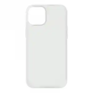 Avizar Funda Silicona Semirrígida con Acabado Tacto Suave Blanco para iPhone 13 Mini