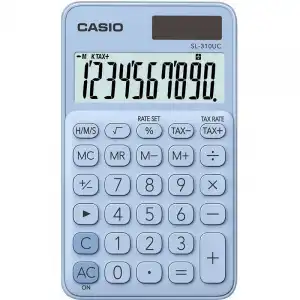 Casio SL-310UC My Style Calculadora Azul Claro