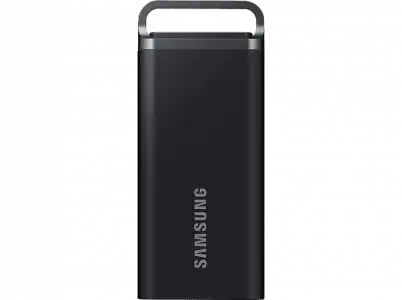 Disco duro SSD externo 4 TB - Samsung, T5 EVO, USB 3.2 Gen 1, SSD, 460 MB/s, Negro