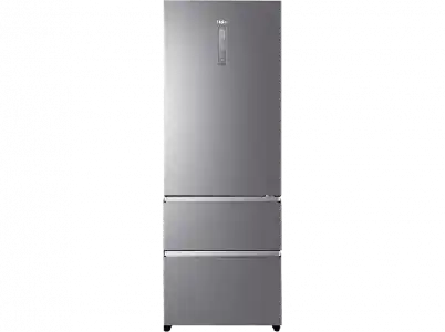 Frigorífico combi - Haier 3D 70 Series 5 A3FE744CPJ, 483l, Total No Frost, Motor Inverter, 200cm, My Zone, Titanium