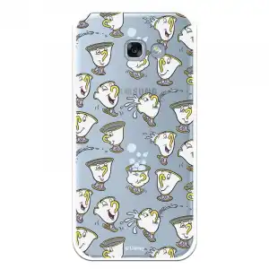 Funda Oficial Disney Chip Potts Siluetas Transparente Para Samsung Galaxy A5 2017