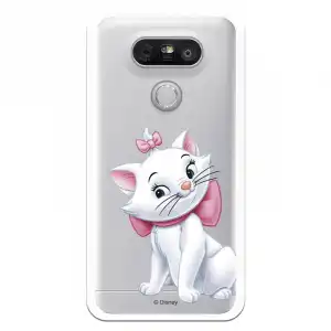 Funda Oficial Disney Marie Silueta Transparente Para Lg G5 - Los Aristogatos