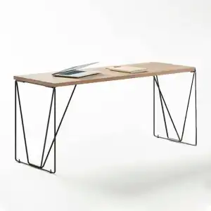 Mesa Escritorio Nogal 120 Cm Let's Work Home