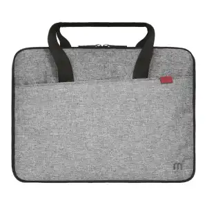 Mobilis - Bolsa Gris Trendy Para Portátiles De 31,75 A 35,56 Cm (12,5 A 14")