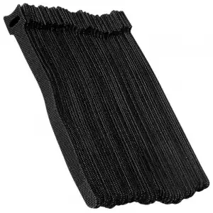 OcioDual Bridas para Cables con Velcro Negro 50 Unidades