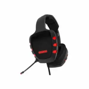 Ozone Rage Z90 Binaurale Diadema Negro, Rojo Auricular Con