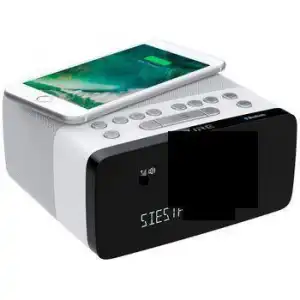 Pure Siesta Charge Dab+ Polar / Radio Despertador De Estantería