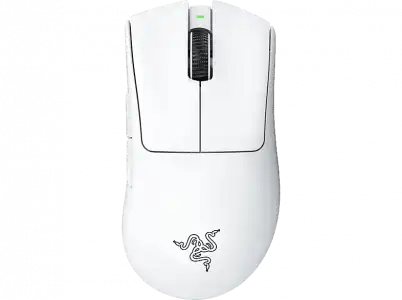 Ratón gaming - Razer Deathadder V3 Pro, Inalámbrico, Sensor Óptico Focus Pro 30K, 30000 dpi, Blanco