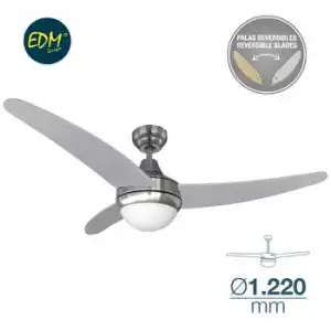 Ventilador De Techo Modelo Egeo 60w Ø 122cm Mando A Distancia Edm Madera Haya /