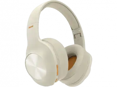 Auriculares inalámbricos - Hama AUDIO BT Spirit Calypso Beige, Bluetooth, 38h de Autonomía, Carga Rápida, Asistente, Micrófono, Beige