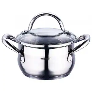 Bergner Gourmet Cacerola con Tapa 5.6L 24x13.5cm Acero Inoxidable