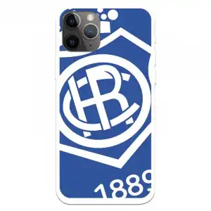 Funda Licencia Oficial Real Club Recreativo de Huelva Escudo Fondo Azul para iPhone 11 Pro