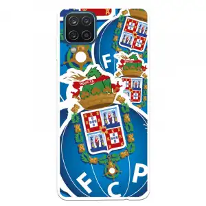 Funda Para Samsung Galaxy A12 Del Fútbol Club Oporto Escudo Dibujo - Licencia Oficial Fútbol Club Oporto