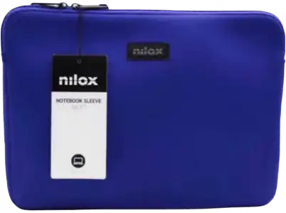 Funda portátil - Nilox NXF1403, Para de 14.1", Universal, Neopreno, Azul