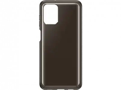 Funda - Samsung Soft Clear, Para Galaxy A12, TPU, Trasera, Negro