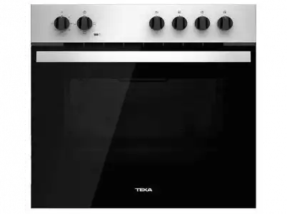 Horno - Teka HBE 435 ME, Convencional, 3 funciones, 60 cm, 2593W, 72 L, A, Inox y negro