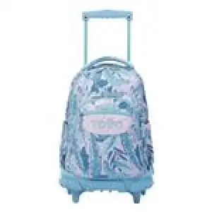 Mochila escolar Totto con ruedas Renglones Plantas tropicales