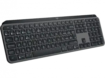 Teclado inalámbrico - Logitech MX Keys S, Bluetooth, USB, Teclas programables, Retroiluminación, Multidispositivo, Windows/Mac, Negro