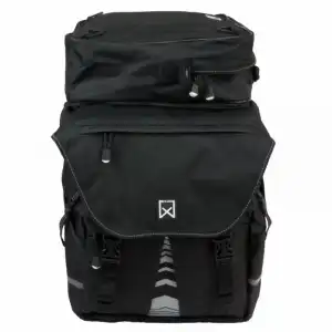 Willex Alforjas de Bicicleta y Bolso Superior XL 1200 65L Negro