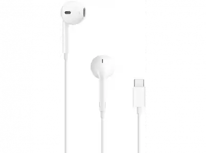 APPLE EarPods, Auriculares de botón, Cable, USB-C, Micrófono, Blanco