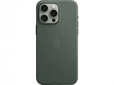 APPLE Funda de trenzado fino con MagSafe para el iPhone 15 Pro Max, Verde perenne