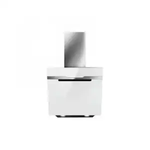 Campana Elica Prf0124236 Majestic 90cm Pared Acero Inox+cristal Blanco