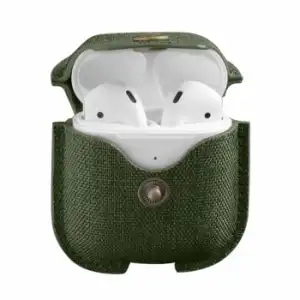 Carcasa Airpods De Piel + Mosquetón, Airsnap Twelve South – Verde