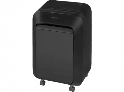 Destructora de papel - Fellowes LX210, 16 hojas, 23 litros, Negro