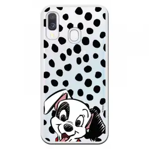 Funda Para Samsung Galaxy A40 Oficial De Disney Cachorro Manchas - 101 Dálmatas