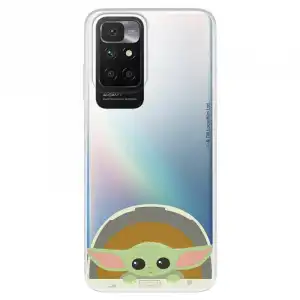 Funda para Xiaomi Redmi 10 Oficial de Star Wars Baby Yoda Sonrisas The Mandalorian