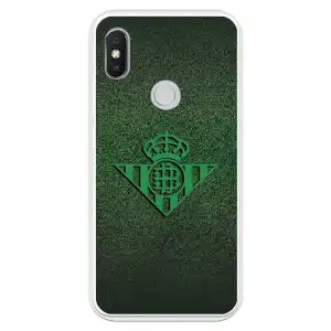 Funda Para Xiaomi Redmi S2 Del Betis Escudo Verde Fondo Trama - Licencia Oficial Real Betis Balompié