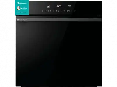 Horno - Hisense BI65346PDBGWIFI, Convencional, Pirolítico, 77 l, 59.5 cm, Cocción simultánea, Negro