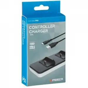 Indeca Business Cargador Dual para Mandos PS5