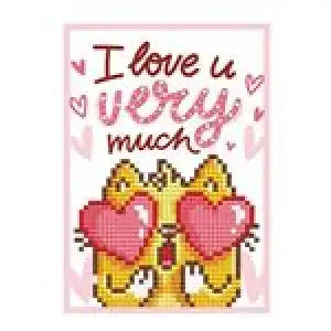 Kit Pintura con Diamantes Diamond Dotz Love You