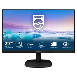 Philips - Monitor PC 68,6 cm (27') Philips 273V7QDAB/00, Full HD IPS con Altavoces, Flicker Free.