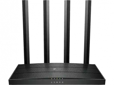 Router WiFi - TP-Link Archer C6, 1200 Mbps, Doble Banda, MU-MIMO, Beamforming, Gigabit, WPS, WPA3